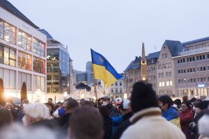 Auch in Baden-Württemberg protestieren die Menschen gegen Putins Angriffskrieg